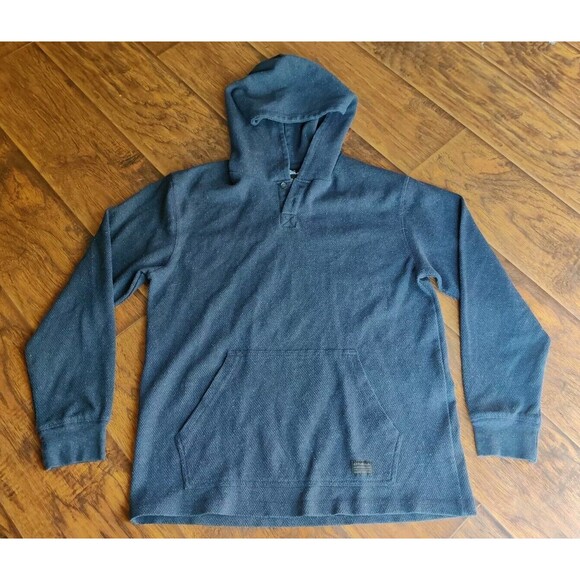 O'Neill Boys Hoodie Size XL Dark Blue Textured Hooded Top Pullover Sweatshirt - Picture 1 of 8
